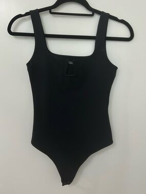 Abercrombie & Fitch Black Bodysuit Small Fitted